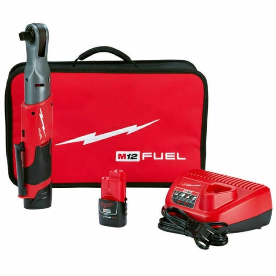 Amazon BUNKEYS 2558 22 Fits Milwaukee M12 FUEL 1 2 Ratchet 2 Battery Kit Tools Home Improvement