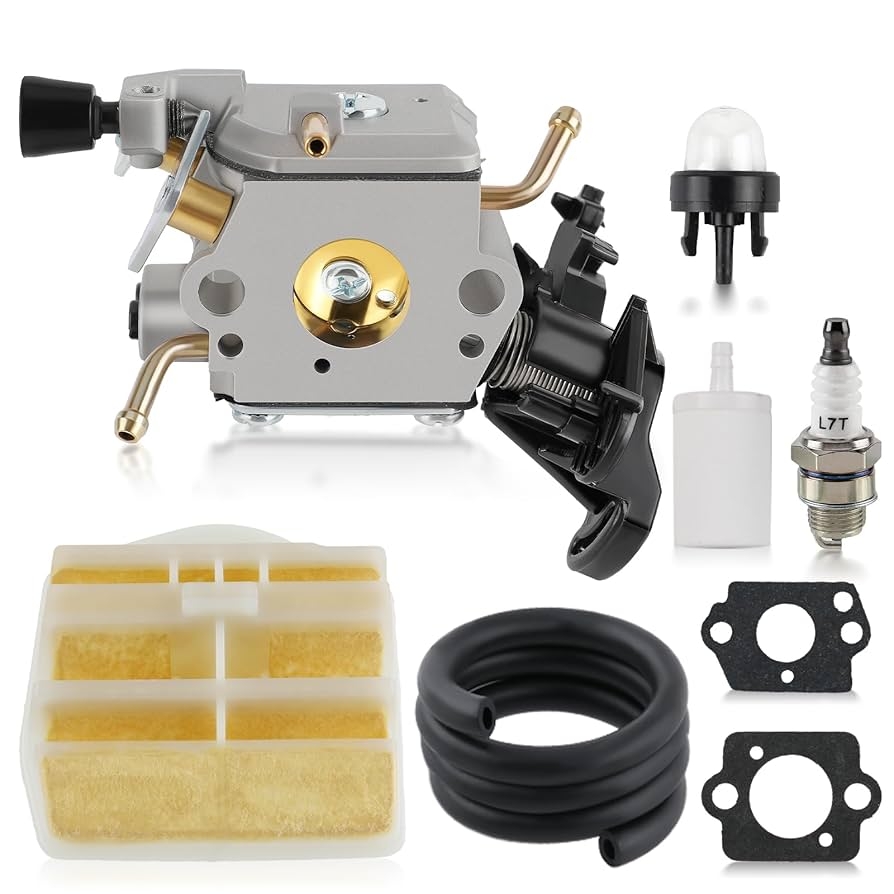Amazon Carbhub C1M EL37B Carburetor For Husqvarna 445 445E 450 450E Gas Chainsaw With Air Filter Tune Up Kit Patio Lawn Garden