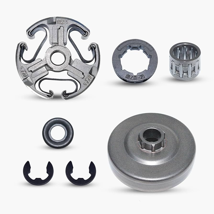 Amazon Clutch Drum Sprocket Rim Washer Bearing Kit For Husqvarna 365 372 XP 372XP 371 362 Chainsaw Parts 3 8 Pitch 7 Tooth Patio Lawn Garden