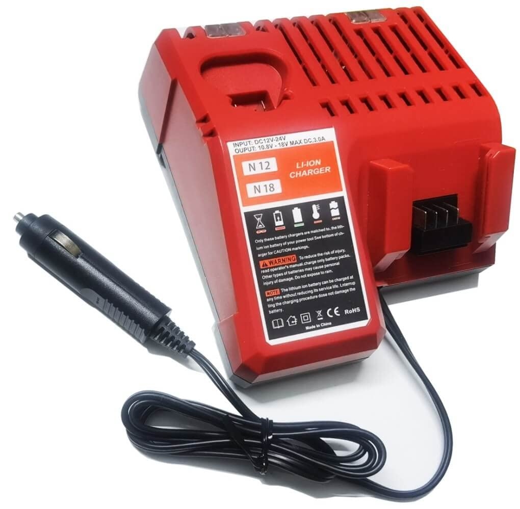milwaukee m18 m12 battery charger