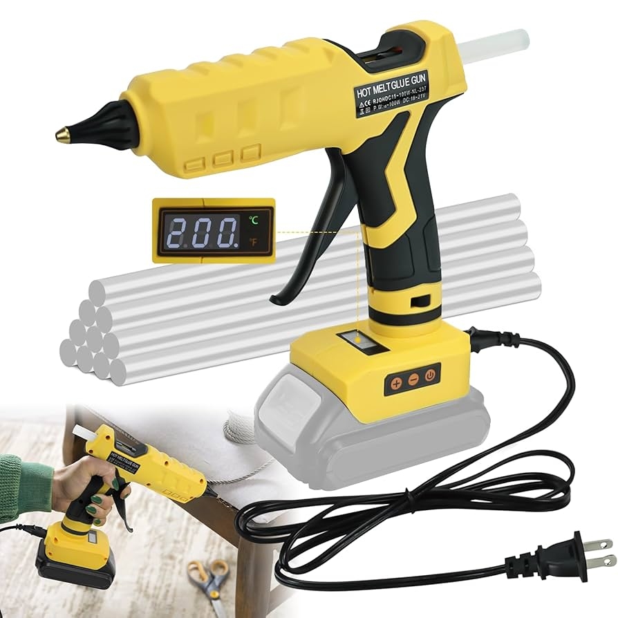 dewalt hot melt glue gun