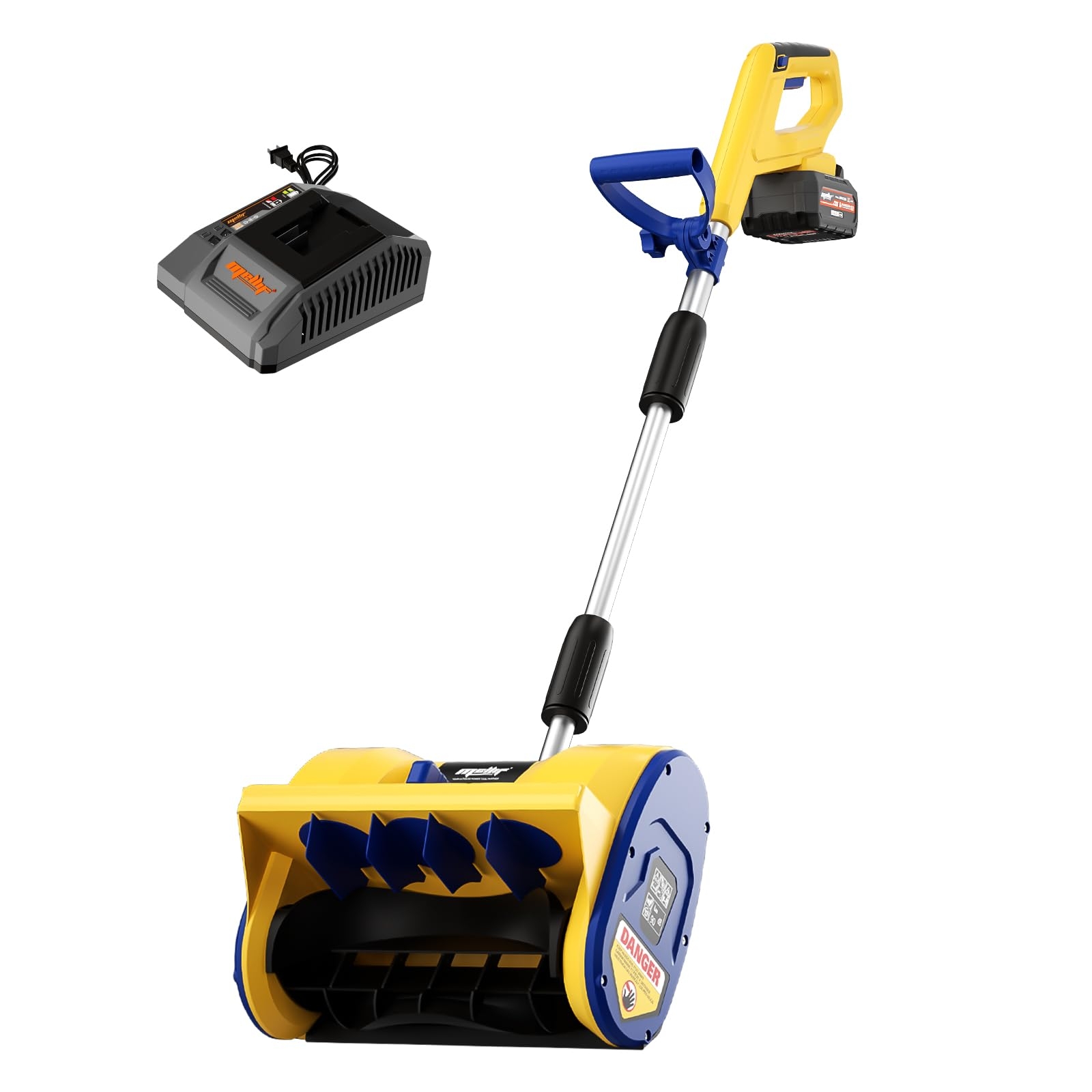 Amazon Cordless Snow Shovel Compatible With Dewalt 20V Battery 12 inch Brushless Snow Blower Electric Snow Thrower Adjustable Front Handle Deflector w 4 0 Ah Battery 4 0 Quick Charger Home Kitchen