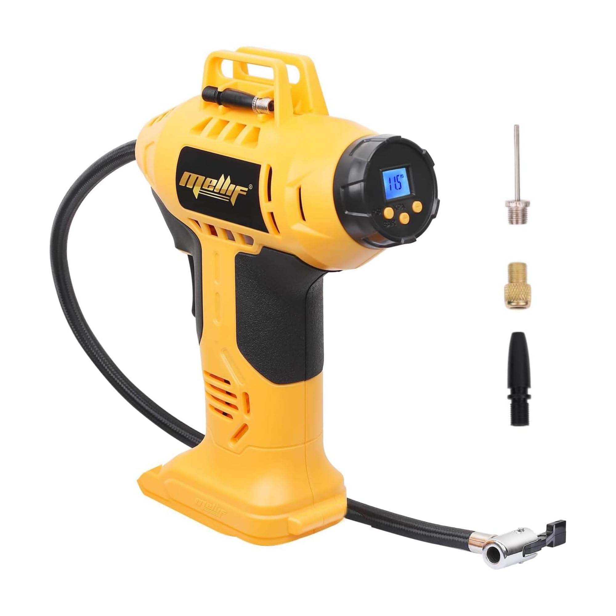 Amazon Cordless Tire Inflator Air Compressor Compatible With Dewalt 20V MAX Battery Tool Only 160PSI Portable Handheld Air Pump Digital Pressure Gauge For Cars Motorcycles Bikes Sport Balls Tools Home Improvement