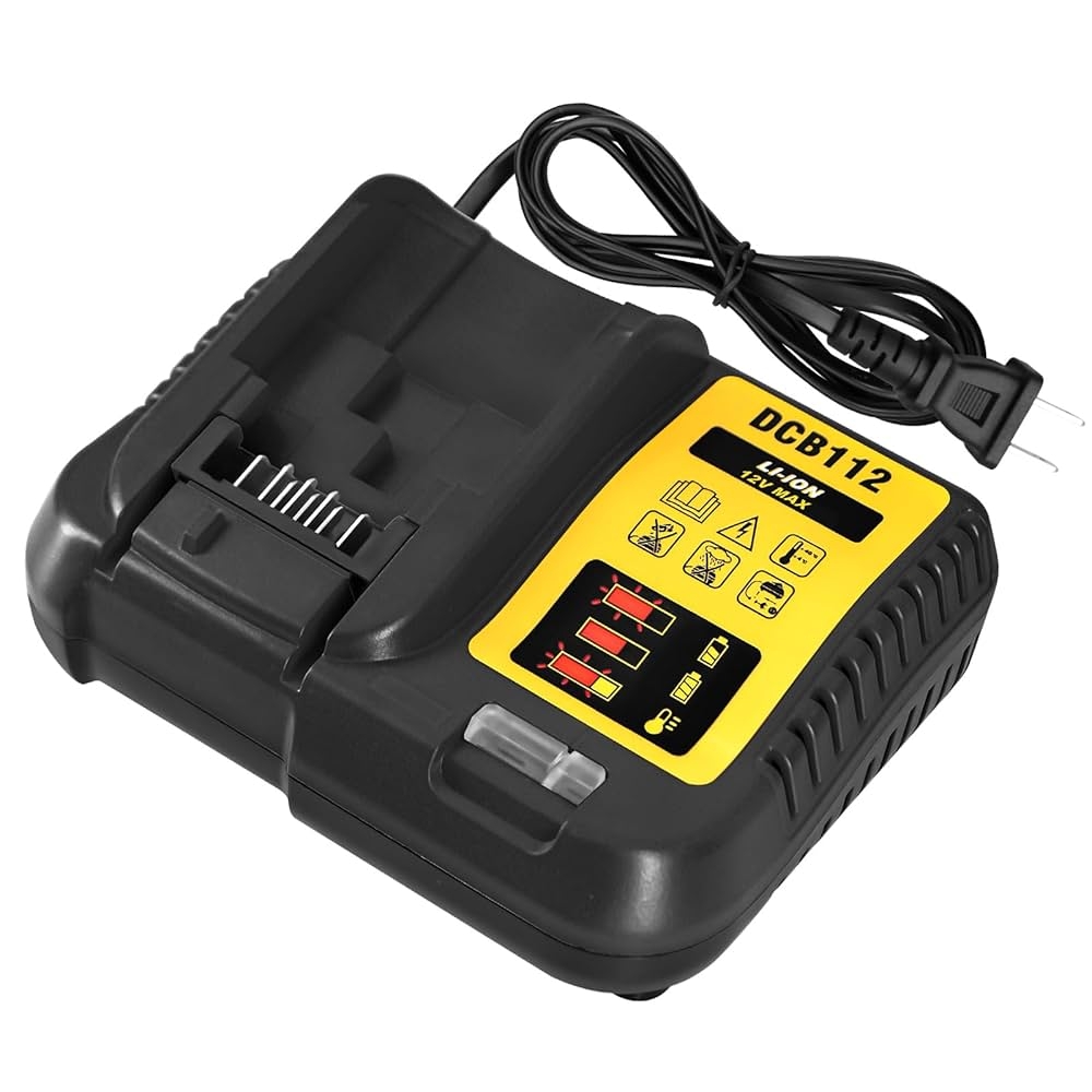 Amazon DCB112 For Dewalt Battery Charger Replacement For Dewalt 12V Max Lithium Ion Battery DCB112 DCB118 DCB101 DCB114 DCB104 DCB126 Tools U0026 Home Improvement