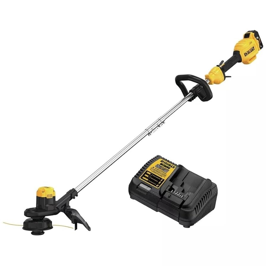 Amazon DCST925M1 20V MAX Li Ion Cordless 13 In String Trimmer Kit 4 Ah Replacement For DEWALT OEM Patio Lawn Garden