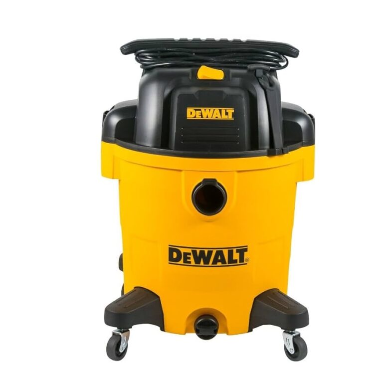 Amazon DEWALT 12 Gallon Poly Wet Dry Vac 5 5 HP Shop Vacuum Wet Vacuum Cleaner For Workshop Jobsite Commericial Area Large Pick Up Capacity Yellow DXV12P