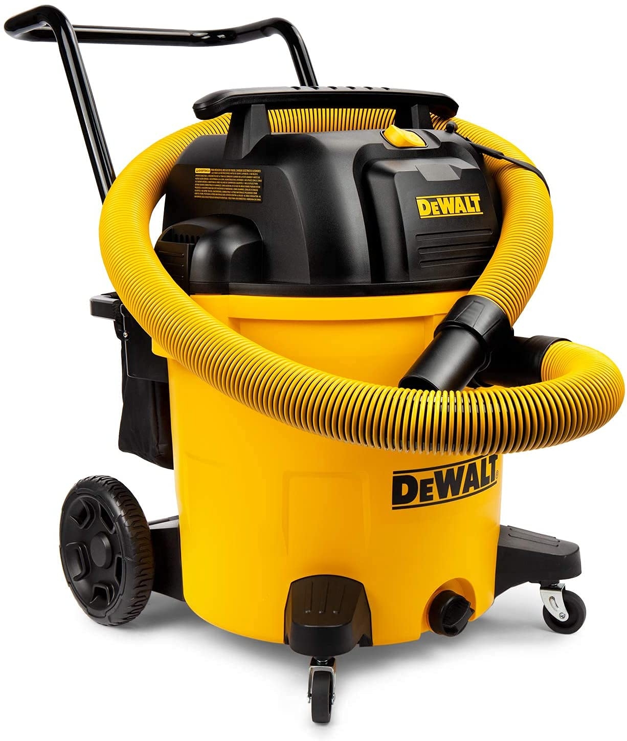 Amazon DEWALT 16 Gallon Shop Vacuum Wet Dry 6 5 Peak HP Heavy Duty Poly Vac With Powerful Suction Cart Style Wet Dry Blow 3 In 1 Multifunction Wet And Dry Shop Vacuum Built in Drain DXV16PA 