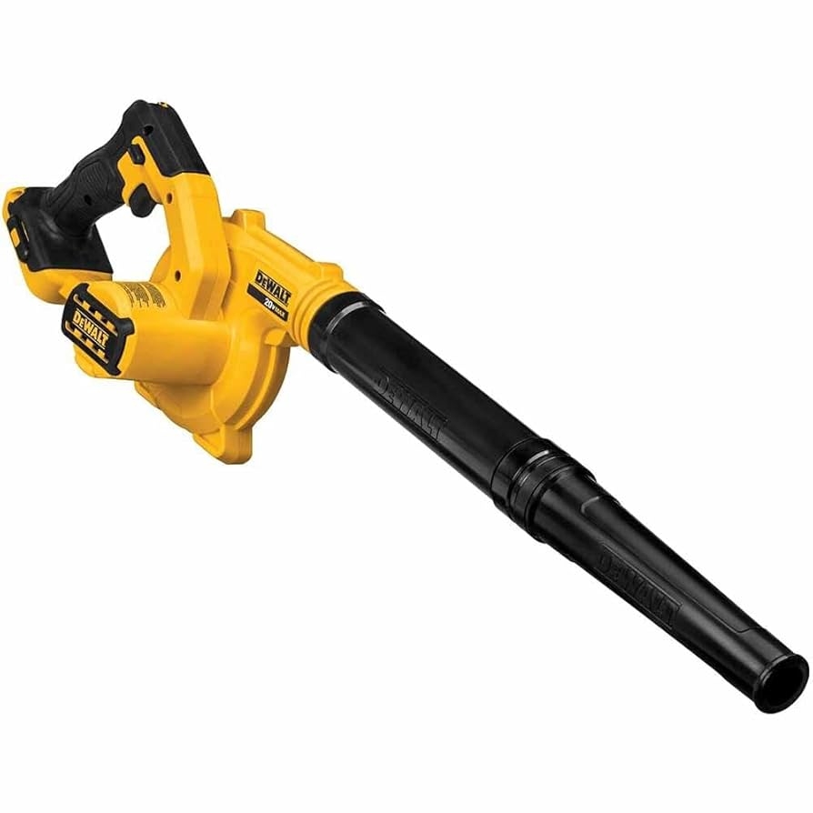 Amazon DEWALT 20V MAX Blower 100 CFM Airflow Variable Speed Switch Includes Trigger Lock Bare Tool Only DCE100B 