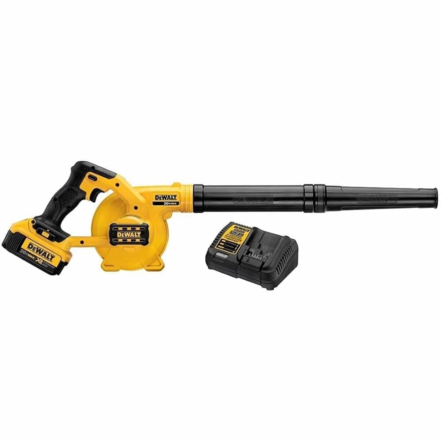 Amazon DEWALT 20V MAX Blower For Jobsite Kit Compact DCE100M1 Patio Lawn Garden