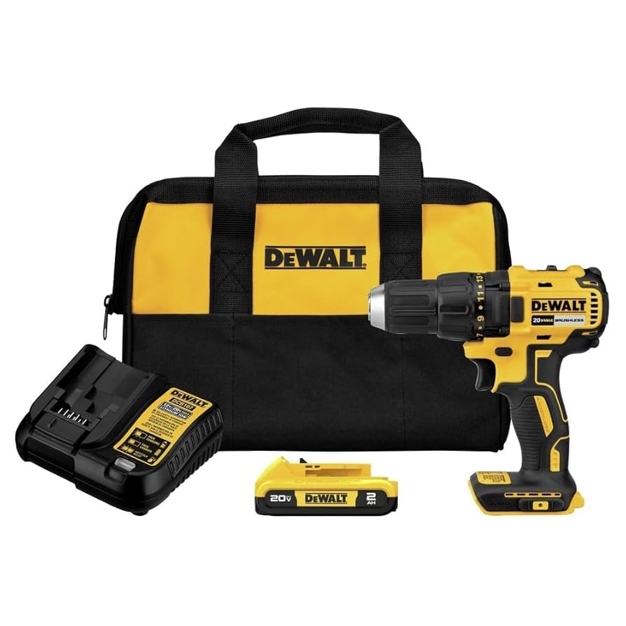 Amazon DEWALT 20V MAX Cordless Drill Driver 1 2 Inch 2 Speed XR 2 0 Ah Battery And Charger Included DCD777D1 Tools Home Improvement