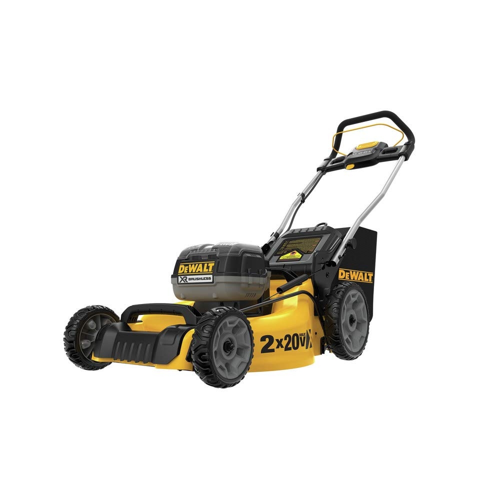 Amazon DEWALT 20V MAX Lawn Mower 3 in 1 2 Batteries DCMW220P2 Patio Lawn Garden