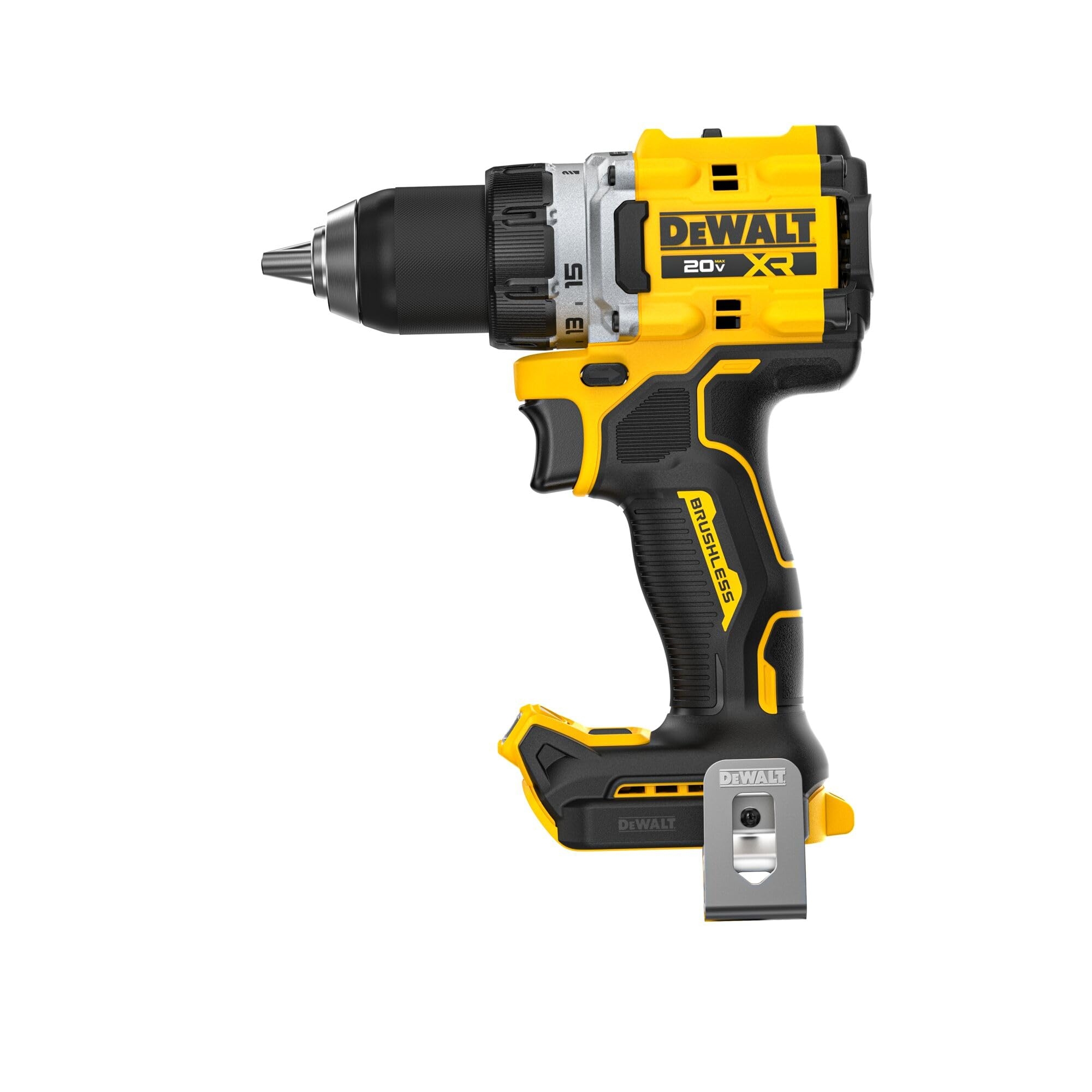 Amazon DEWALT 20V MAX XR Brushless Cordless 1 2 In Drill Driver Tool Only DCD801B Tools U0026 Home Improvement