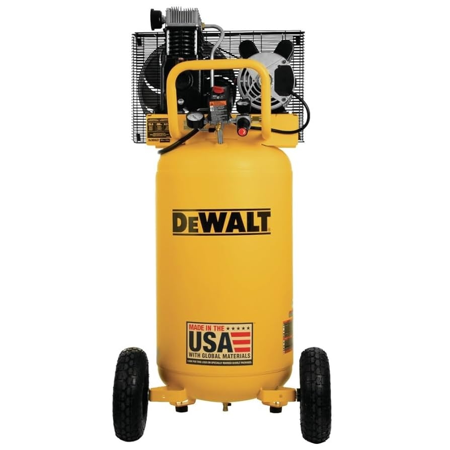 Amazon DEWALT 25 Gallon Vertical Air Compressor Portable Oil Lubed Belt Drive 200 Max PSI Efficient Portable Air Compressor For Industrial Use High Performance 25 Gallon Air Compressor Tools Home Improvement