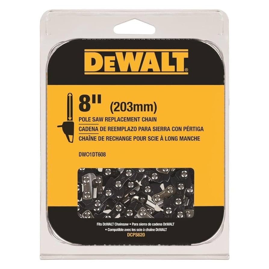Amazon DEWALT 8 Inches Pole Saw Chain Replacement Tools 