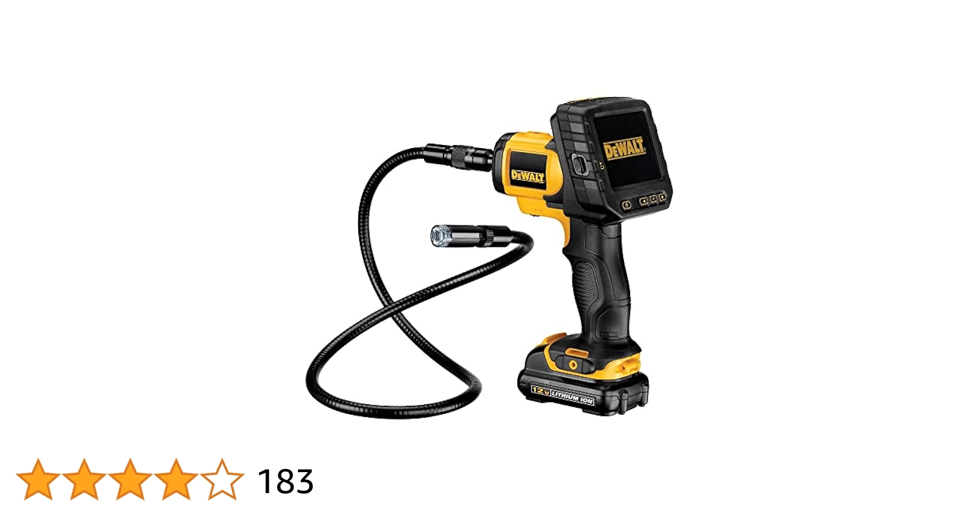 Amazon DEWALT DCT410S1 12V MAX Inspection Camera Kit 