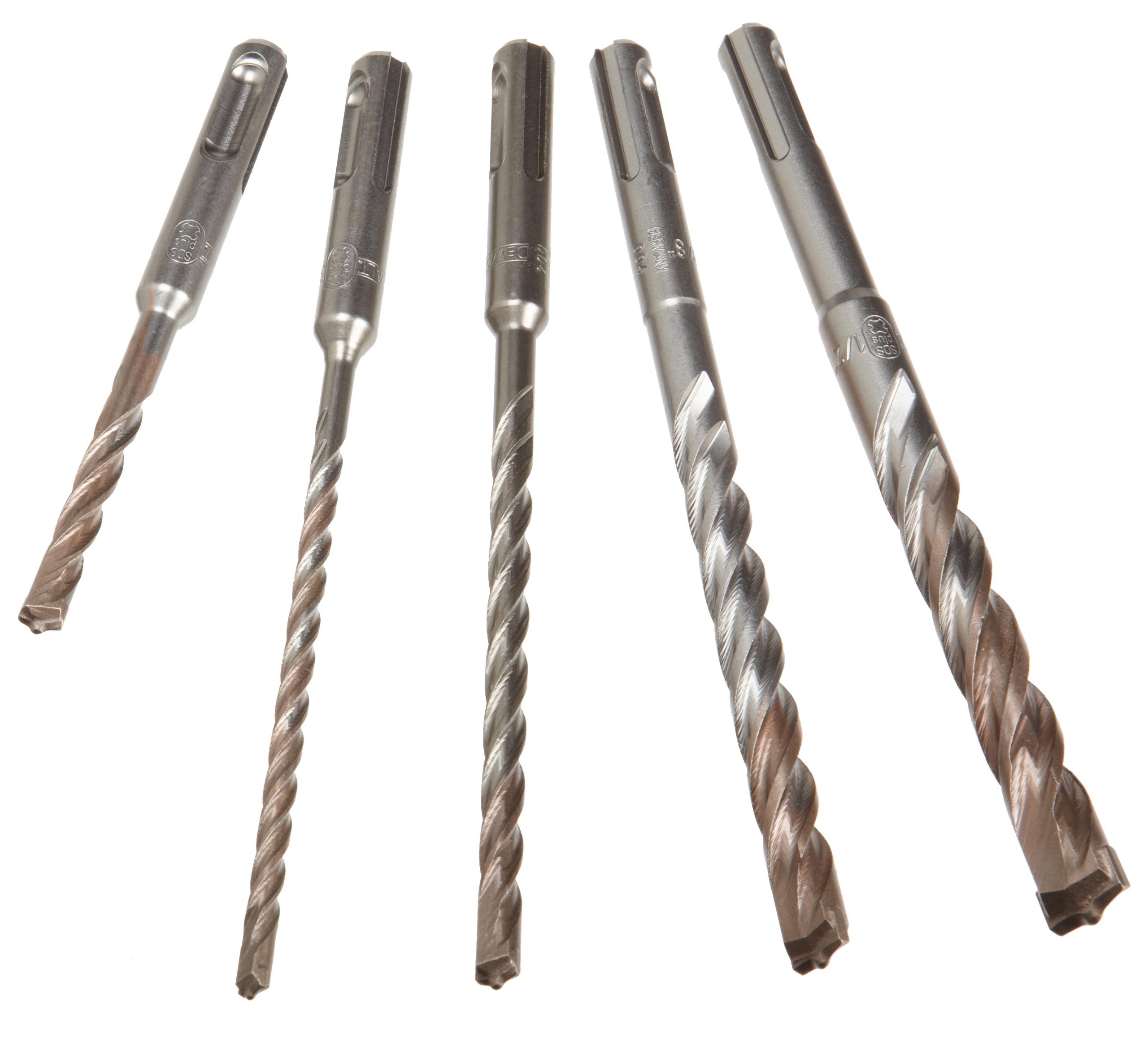 Amazon DeWalt DW5470 5 Piece Rock Carbide SDS Plus Drill Bit Set Tools U0026 Home Improvement