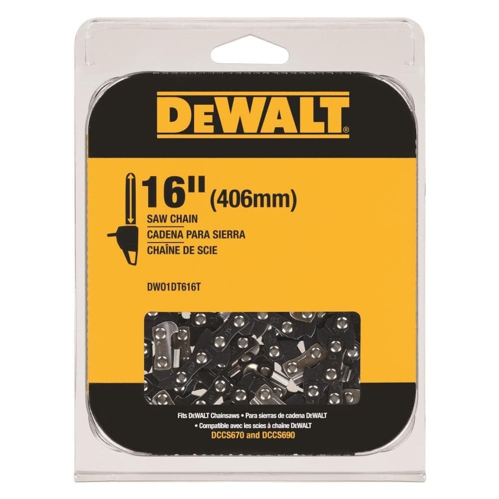 Amazon DEWALT DWO1DT616T 16 In Chainsaw Replacement Chain