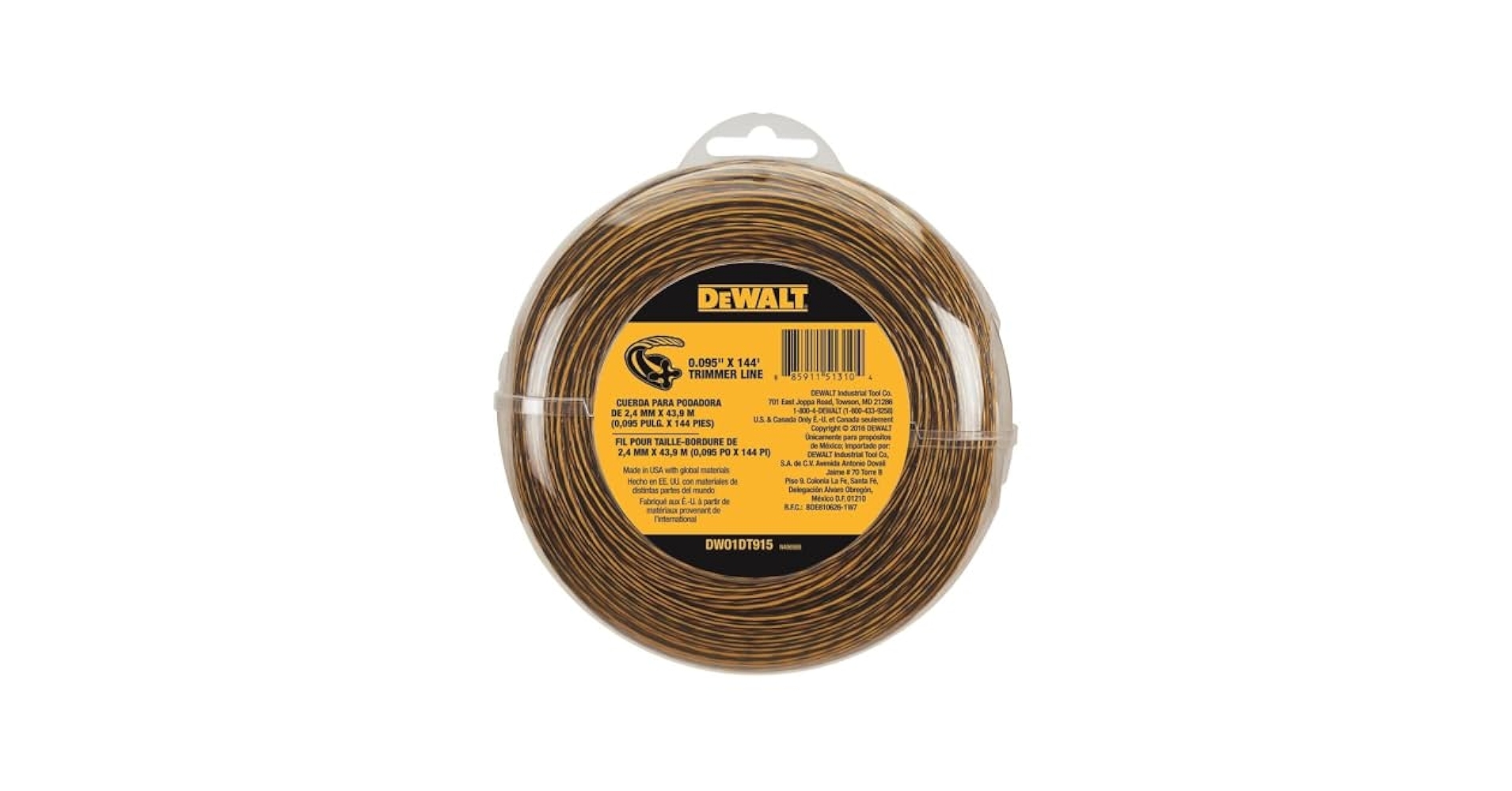 dewalt string trimmer line