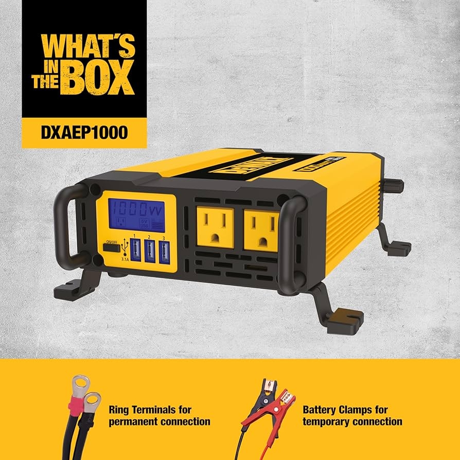 dewalt 1000 watt inverter