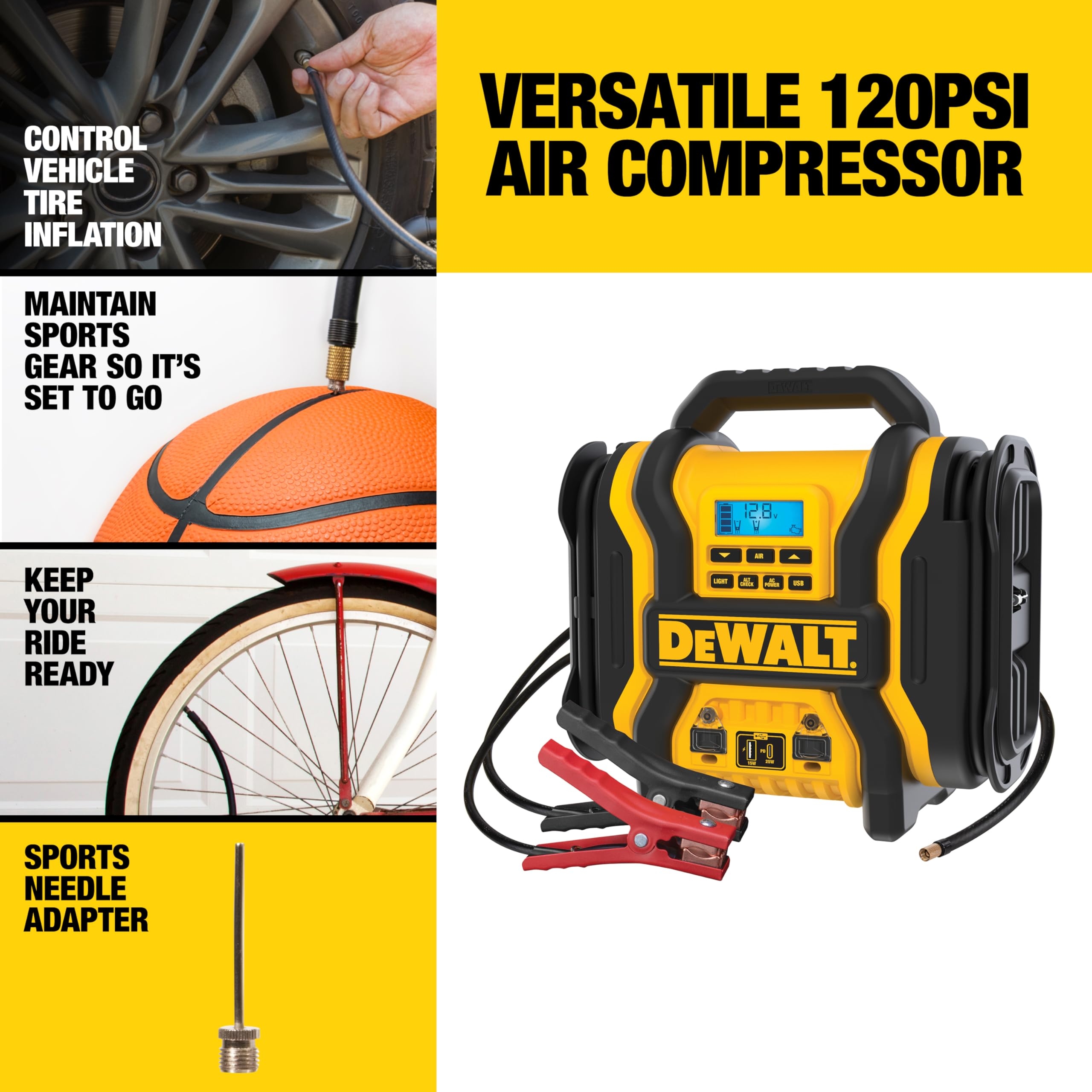Amazon DEWALT DXAEPS14 Type2 2000 Peak Battery Amp 12V 
