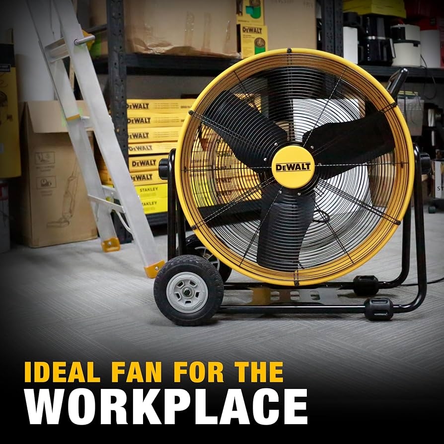 Amazon DEWALT DXF2490 High Velocity Fan Floor Fans 24 Inch 