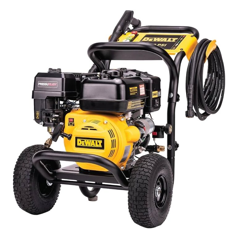 Amazon DeWalt DXPW3400PRNB S PressuReady 3400 PSI Gas Pressure Washer With Quick Start Technology 2 5 GPM Axial Cam Pump 208cc Engine Cold Water Includes 25 Ft Hose Nozzles Spray Gun Wand 49 State 