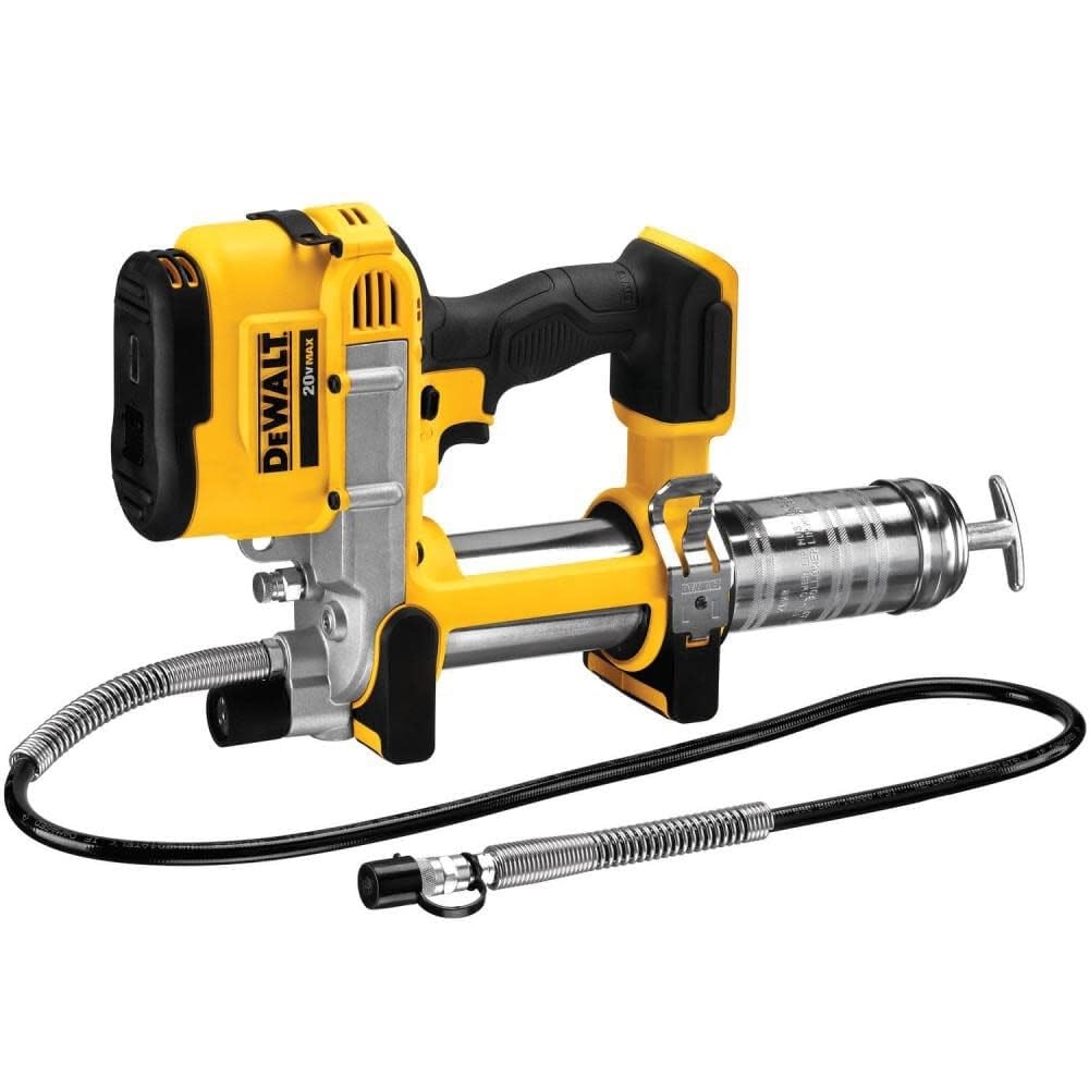 Amazon DEWALT Grease Gun 20V MAX Cordless 42 Long Hose 10 000 PSI Variable Speed Triggers Tool Only DCGG571B 
