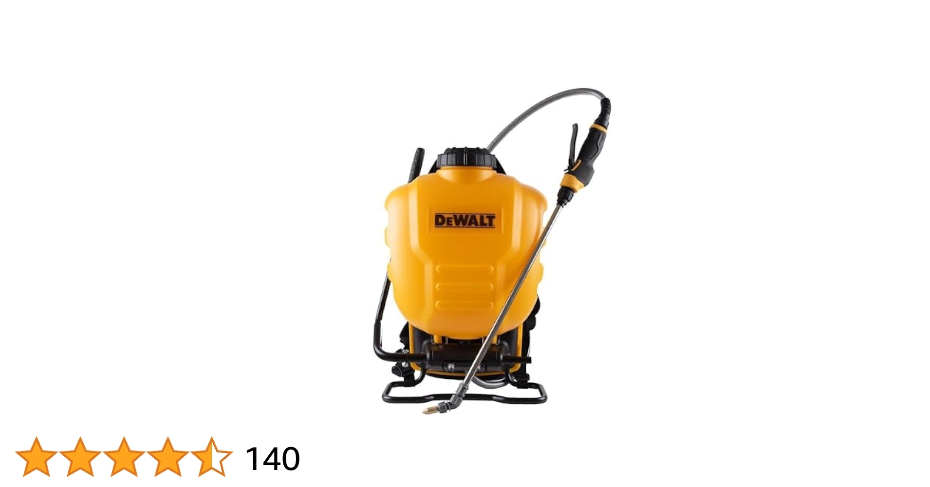 Amazon DEWALT Internal Piston Pump Backpack Sprayer 4 