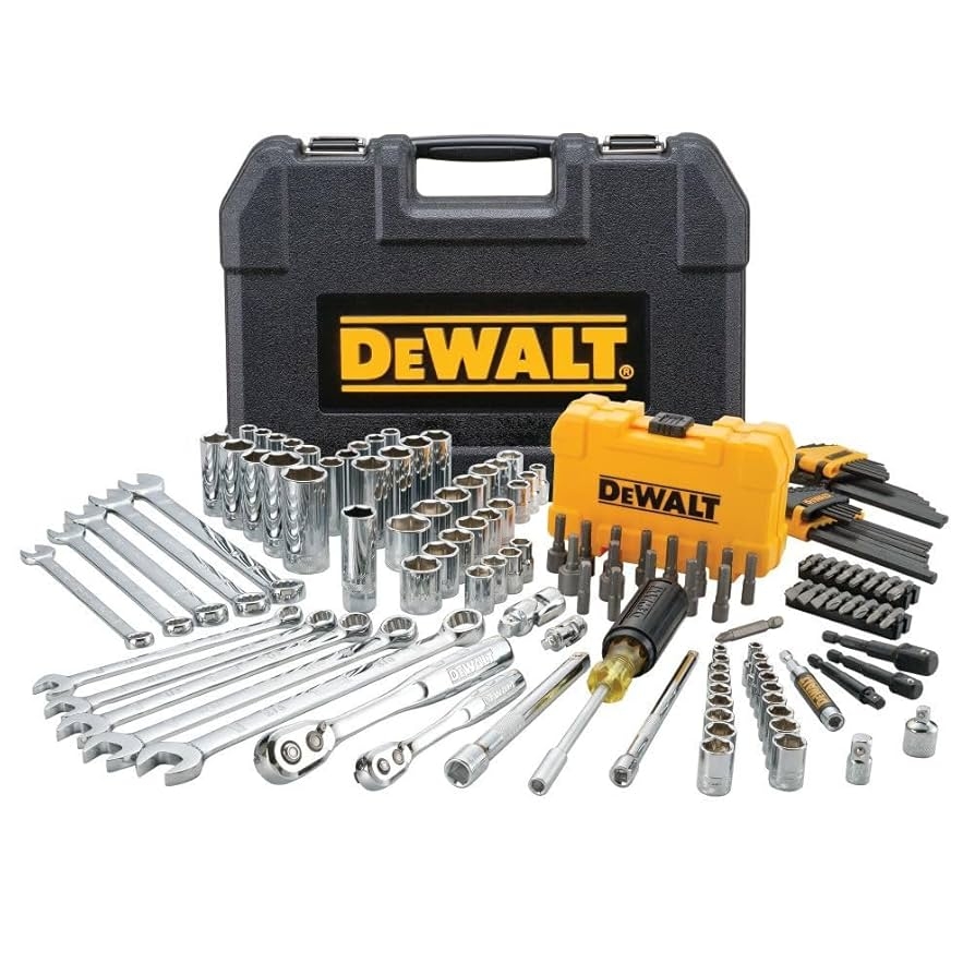 Amazon DEWALT Mechanics Tools Kit And Socket Set 142 Piece 