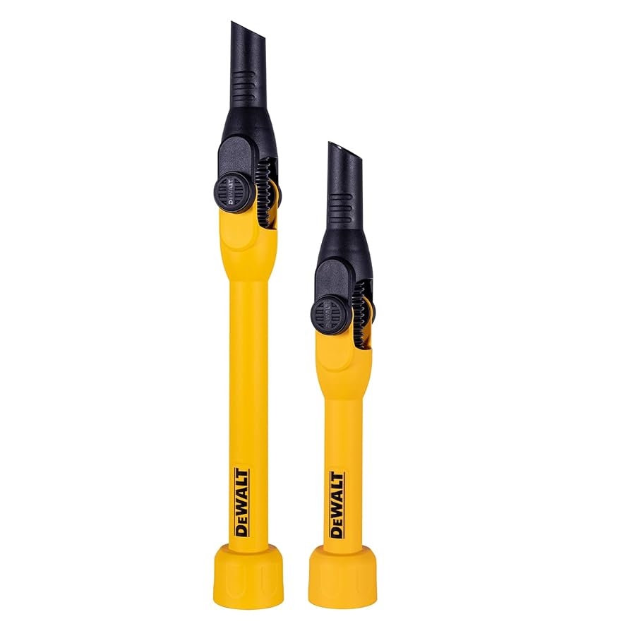 Amazon DEWALT Shop Vac Pivoting Extension Wand Kit Flexible U0026 Durable Wet Dry Vacuum Accessory Attachments For Hard To Reach Areas 180 Pivoting Joint 5 Detent Position 19 7
