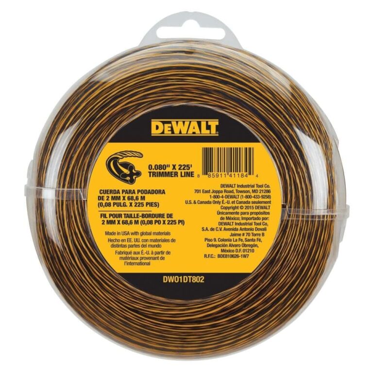 Amazon DEWALT Trimmer Line 225 Foot By 0 080 Inch DWO1DT802 Patio Lawn Garden