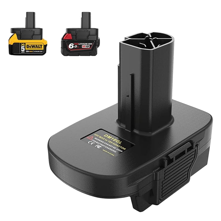 Amazon DM18GL Battery Adapter Compatible For Dewalt 18v 20v For Milwaukee Milwaukee M18 18v Batteries Convert To Craftsman19 2 Volt Battery Use For Craftsman 19 2V Nickel Power Tools Tools Home