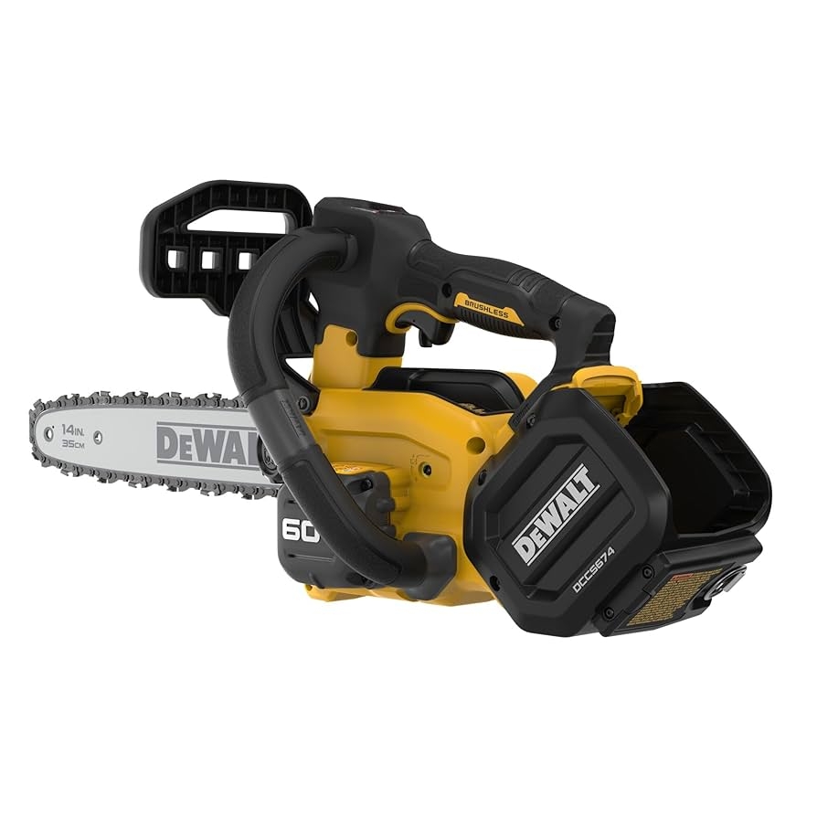 Amazon DW 60V TOP HANDLE CHAINSAW Patio Lawn Garden
