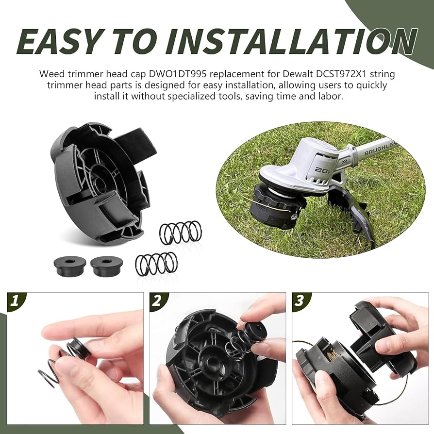 Amazon DWO1DT995 Weed Trimmer Head Parts Replacement For 