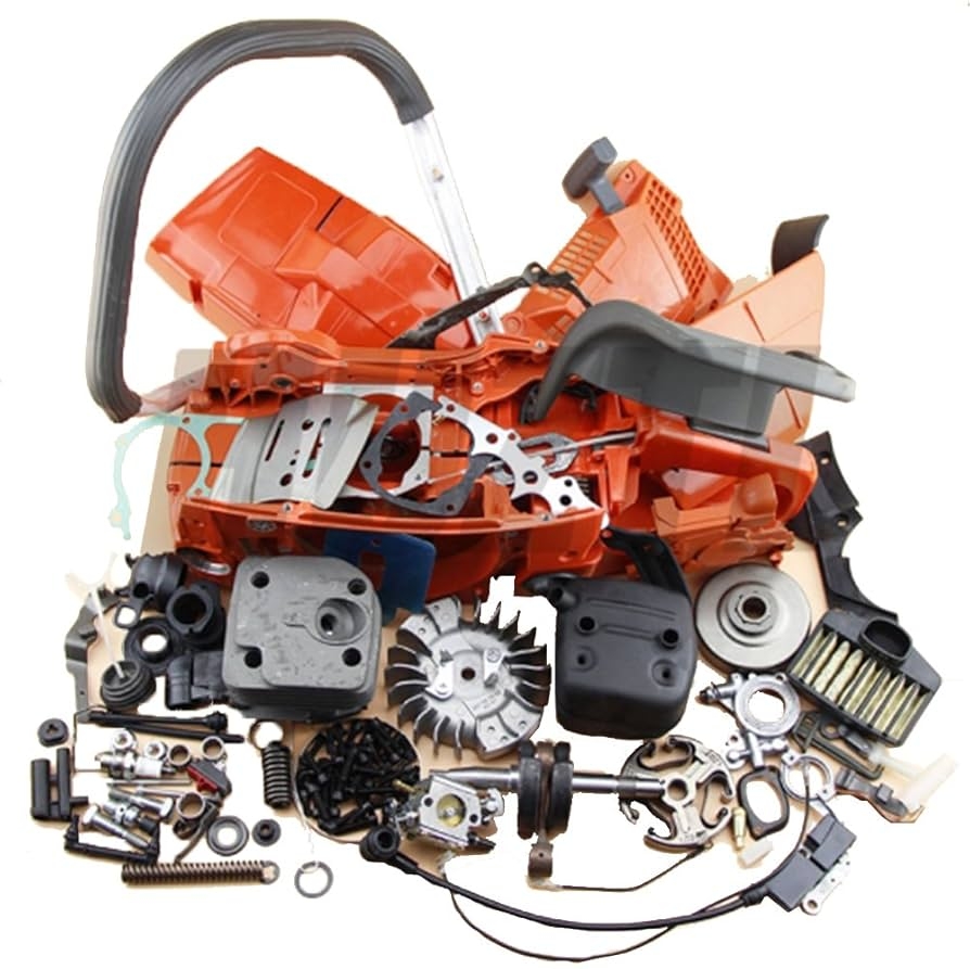 Amazon Farmertec Complete Repair Parts Rear Gas Fuel Oil Tank Housing Carburetor Compatible With Husqvarna 365 362 371 372 Engine Motor CRANKCASE Cylinder Piston CRANKSHAFT Chainsaw Patio Lawn Garden