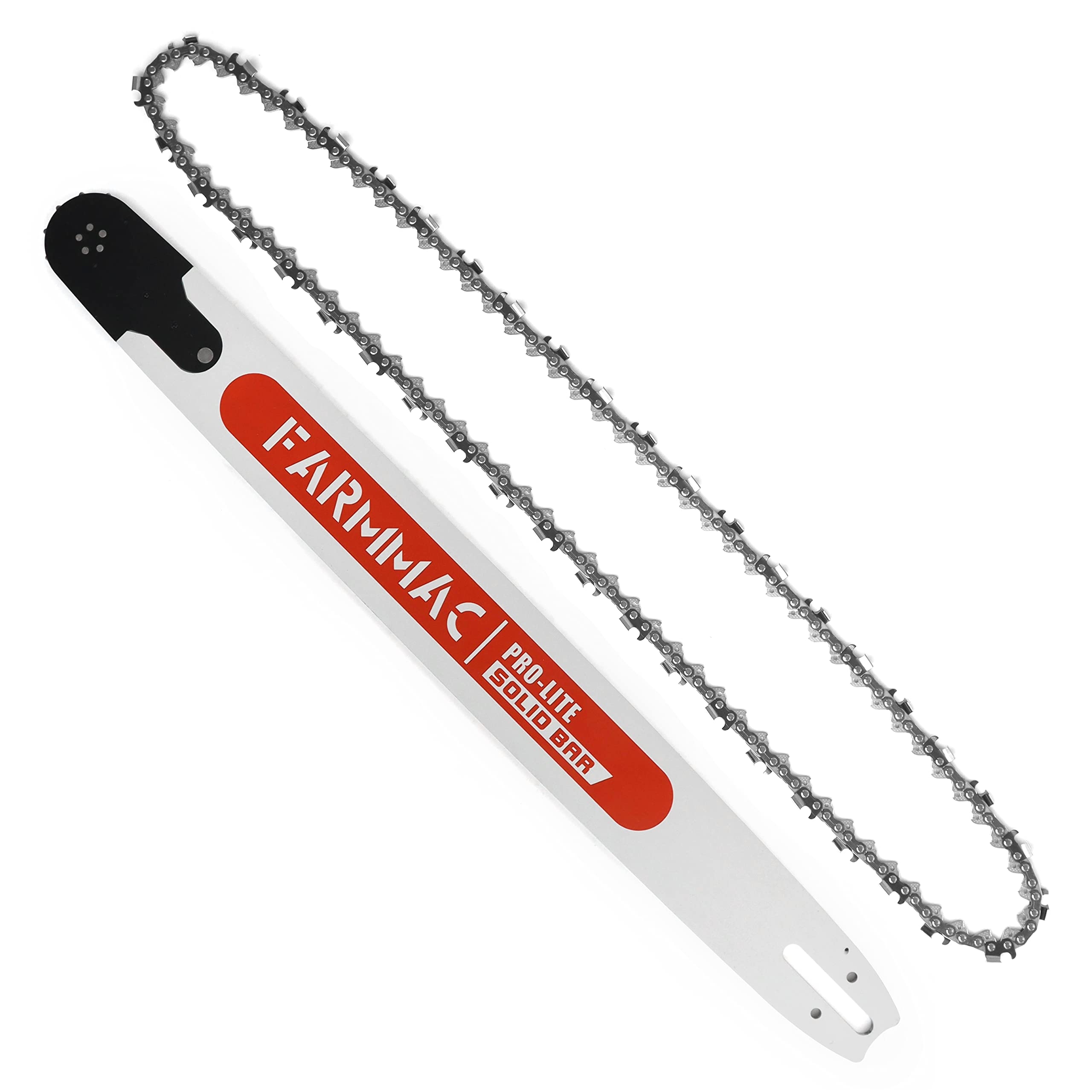 Amazon FARMMAC 24 Inch Chainsaw Guide Bar Chain Combo Alloy Chainsaw Bar 3 8 Pitch 058 Gauge 84 Drive Link Full Chisel Chain Fit For Husqvarna Echo Shindaiwa Poulan Partner Dolmar Efco