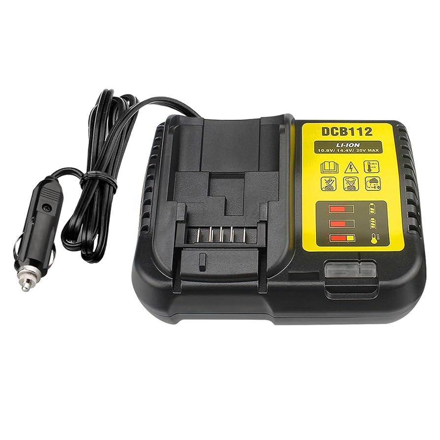 Amazon For Dewalt 20V 12V 14 4V Charger DCB119 Car Battery Chargering Compatible With 12V 14 4V 20V U0026 18V MAX Lithium Ion Battery DCB203 DCB206 DCB120 Cigarette Lighter Plug Vehicle Charger 3A Tools U0026 Home