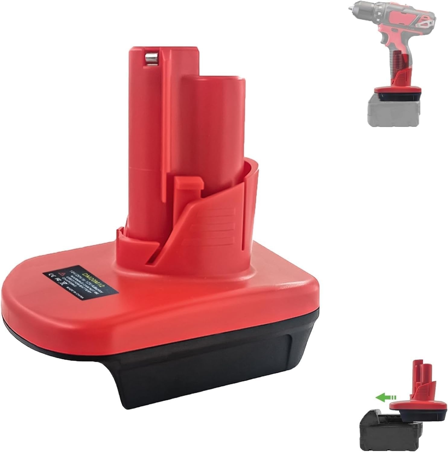 Amazon For M18 To For M12 Battery Adapter Convert For Milwaukee For M18 18V Battery To For M12 12V Battery Replacement Power For Milwaukee For M12 Tools Tools Home Improvement