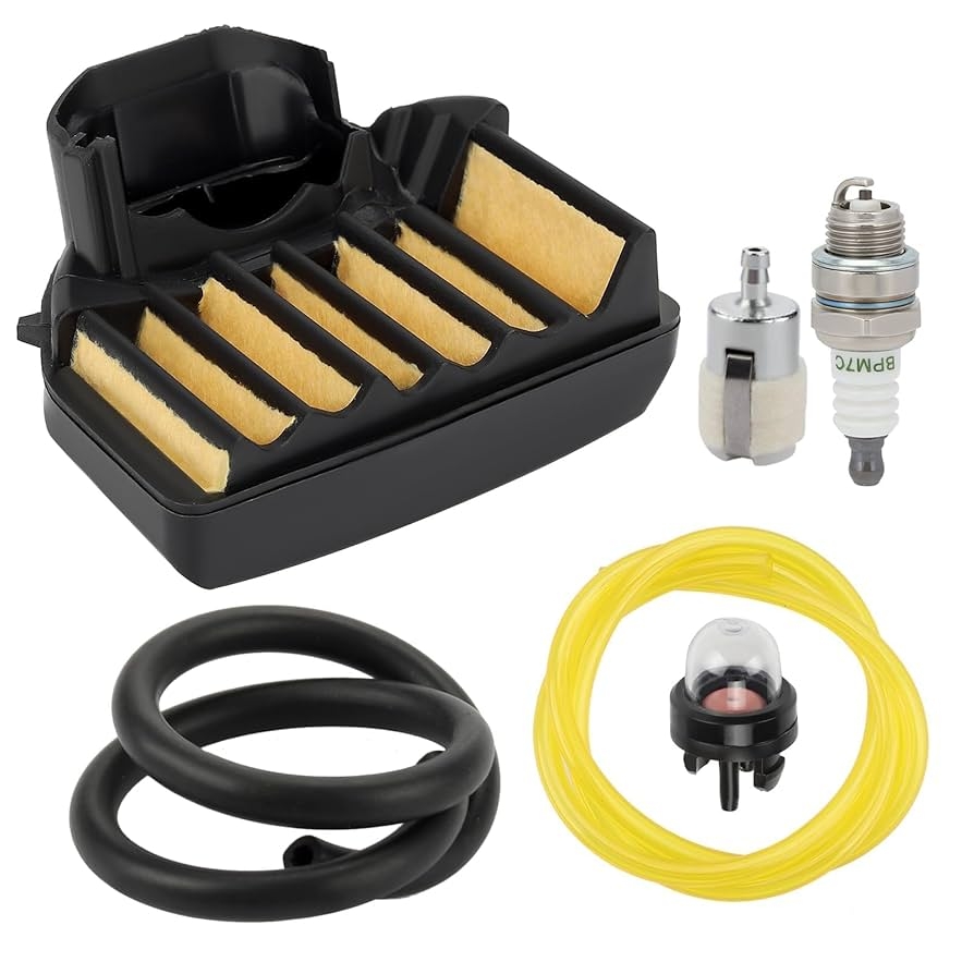 Amazon Harbot 455 Air Filter Tune Up Kit For Husqvarna 455 Rancher 460 Rancher 460 455E 461 Chainsaw 537255701 Maintenance Kit With Fuel Filter Spark Plug Primer Pump Fuel Line Parts Easy to Install 