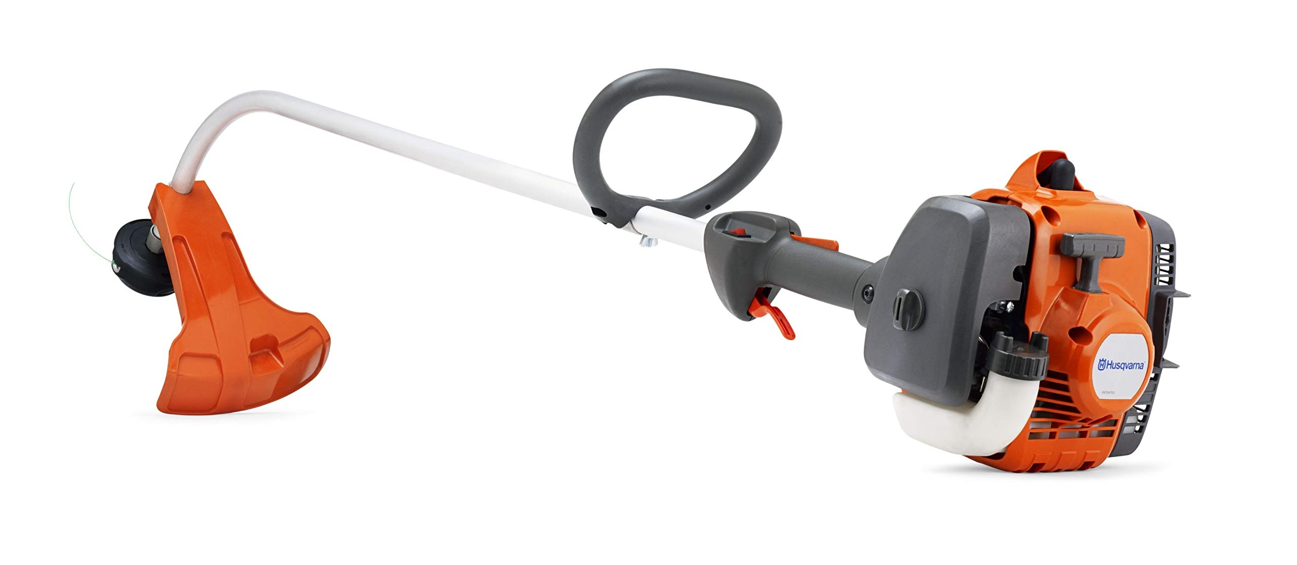 Amazon Husqvarna 122C Gas String Trimmer 22 cc 2 Cycle 17 inch Curved Shaft Gas String Trimmer With Tap N Go Trimmer Head 966712701