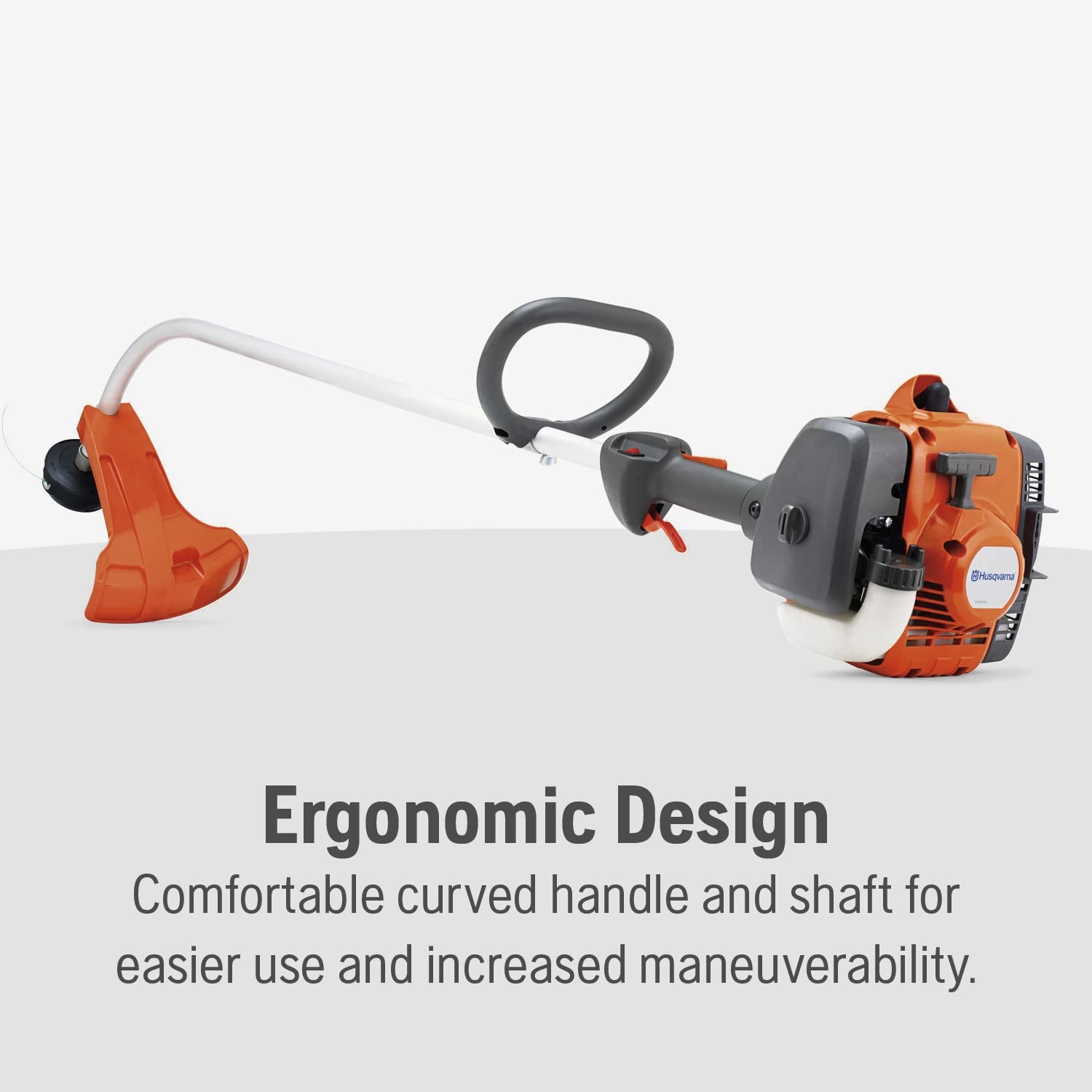 Amazon Husqvarna 122C Gas String Trimmer 22 cc 2 Cycle 17 inch Curved Shaft Gas String Trimmer With Tap N Go Trimmer Head 966712701