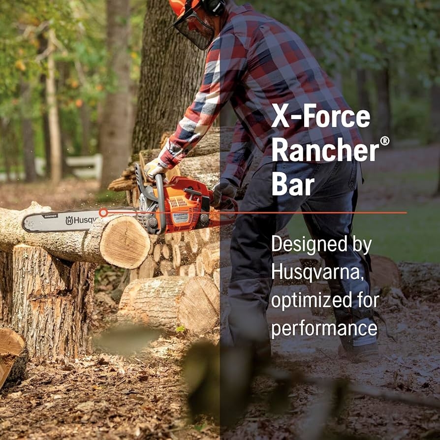 Amazon Husqvarna 20 Inch Rancher Chainsaw Bar 3 8 Pitch 050 Gauge 72 Drive Links Chainsaw Accessories For 455 And 460 Rancher Patio Lawn Garden