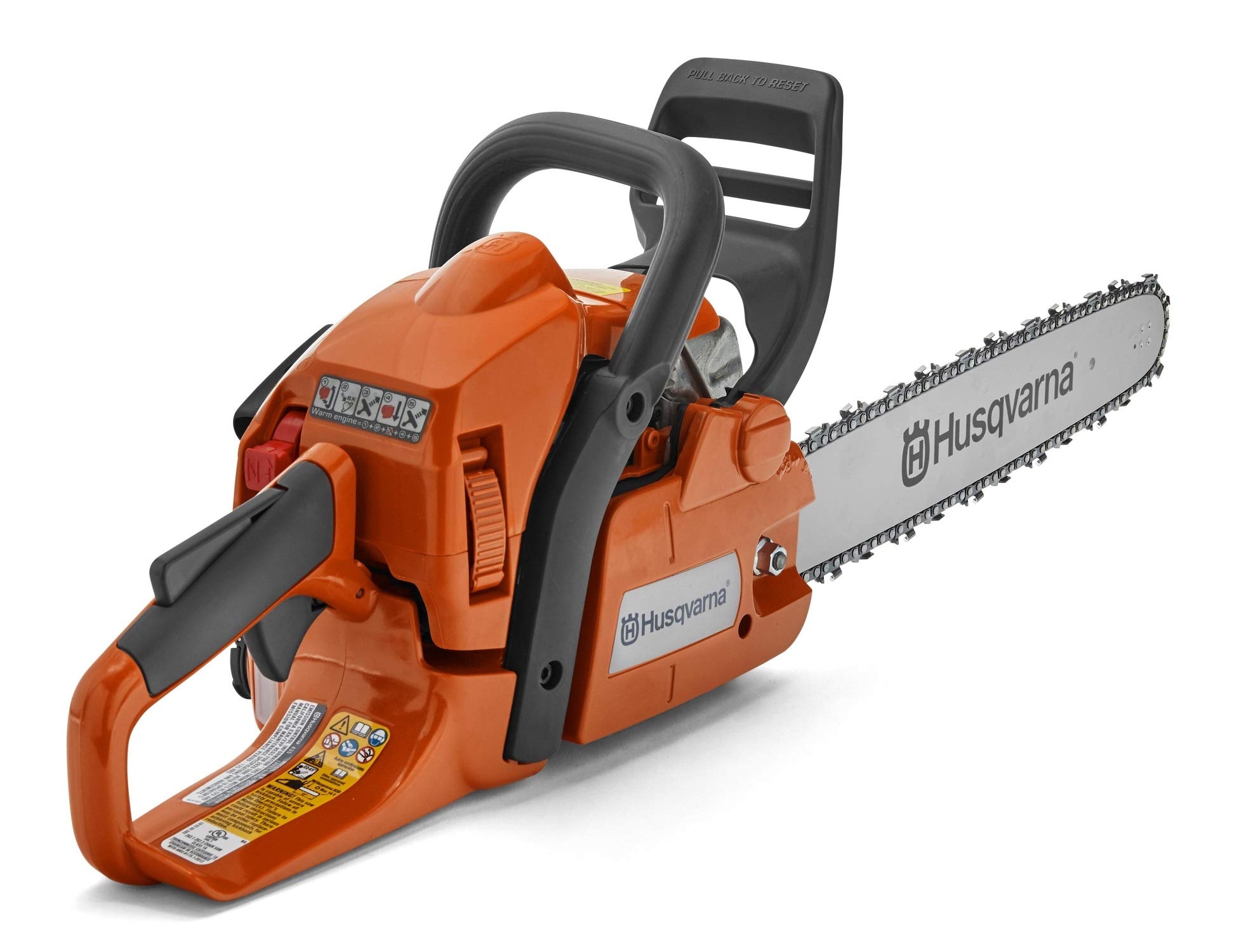 Amazon Husqvarna 435 Gas Chainsaw 40 cc 2 2 HP 2 Cycle X Torq Engine 16 Inch Chainsaw With Smart Start For Wood Cutting And Tree Trimming Patio Lawn Garden