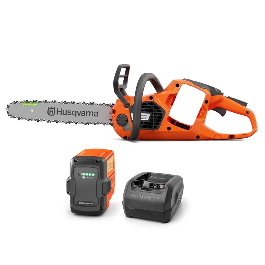 Amazon Husqvarna 435i Battery Chainsaw 16 Inch Cordless Electric Chainsaw With 7 5 Ah Battery And Charger Included Patio Lawn Garden