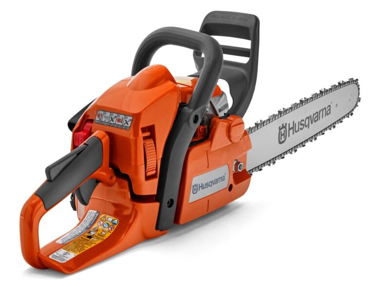 Amazon Husqvarna 440 Gas Chainsaw With X Cut Chain 40 cc 2 4 HP 2 Cycle X Torq Engine 18 Inch Chainsaw With Automatic Oiler And Smart Start Technology For Wood Cutting And Tree Trimming Patio