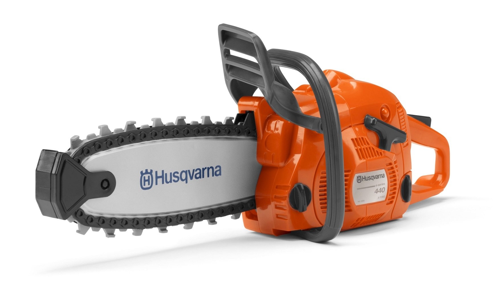 Amazon Husqvarna 522771104 Kids Plastic Toy Chainsaw Orange Patio Lawn Garden