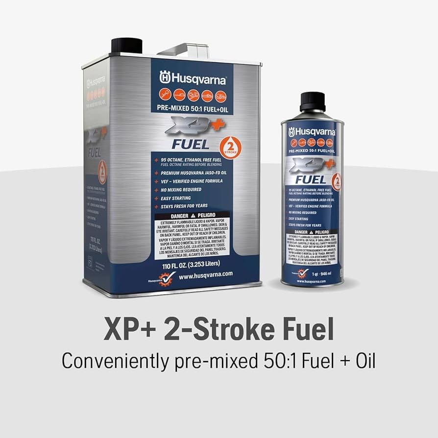 Amazon Husqvarna 585572601 Pre Mixed 2 Stroke Fuel And Oil For Engines 1 Quart 1 Pack Two Stroke Small Engine Oil Home Kitchen