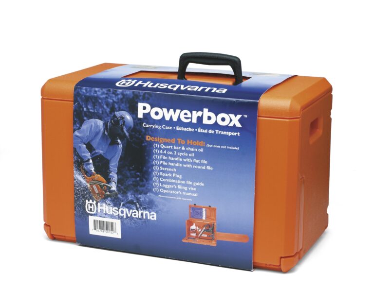 Amazon Husqvarna Powerbox Chainsaw Carrying Case Compatible With 455 Rancher 460 372XP And 575XP Chainsaw Case For Accessories Filing Equipment And Oil 100000107 Chain Saw Cases Patio Lawn Garden