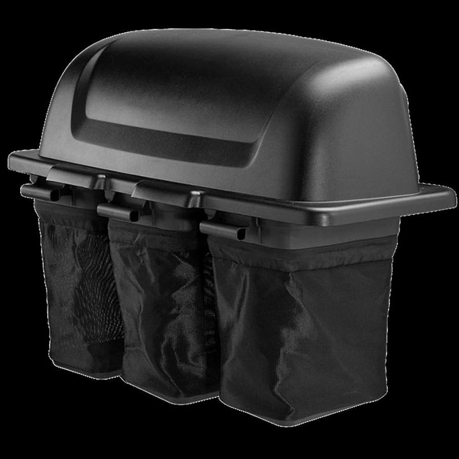 Amazon Husqvarna Triple Lawn Mower Bagger Zero Turn Mower Accessories For 54 Inch Zero Turn Riding Mowers Fits Husqvarna Z254 With Stamped Deck 9 Bushel Collector With Mesh Bags Black Patio Lawn