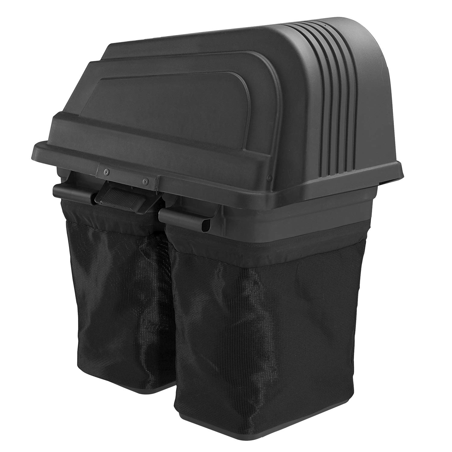 Amazon Husqvarna Twin Lawn Mower Bagger Lawn Mower Attachments For 42 Inch Riding Mowers 6 Bushel Collector With Mesh Bags Black Husqvama Lawn Tractor Tools Home Improvement